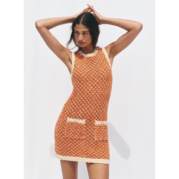 RARE!!! ZARA Short Knit Dress NWT - Picture 14 of 16